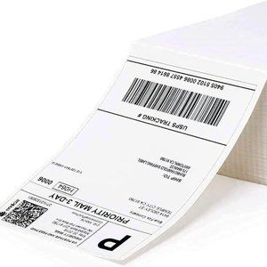 4x6 Fanfold Direct Thermal Shipping Labels Perforated 500 Labels